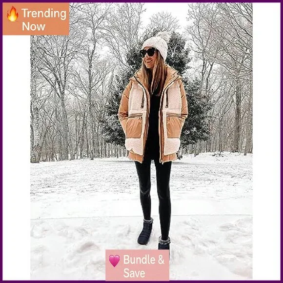 Waterproof Fur Lined Winter Snow Boots Women's Ankle Boots Non Slip